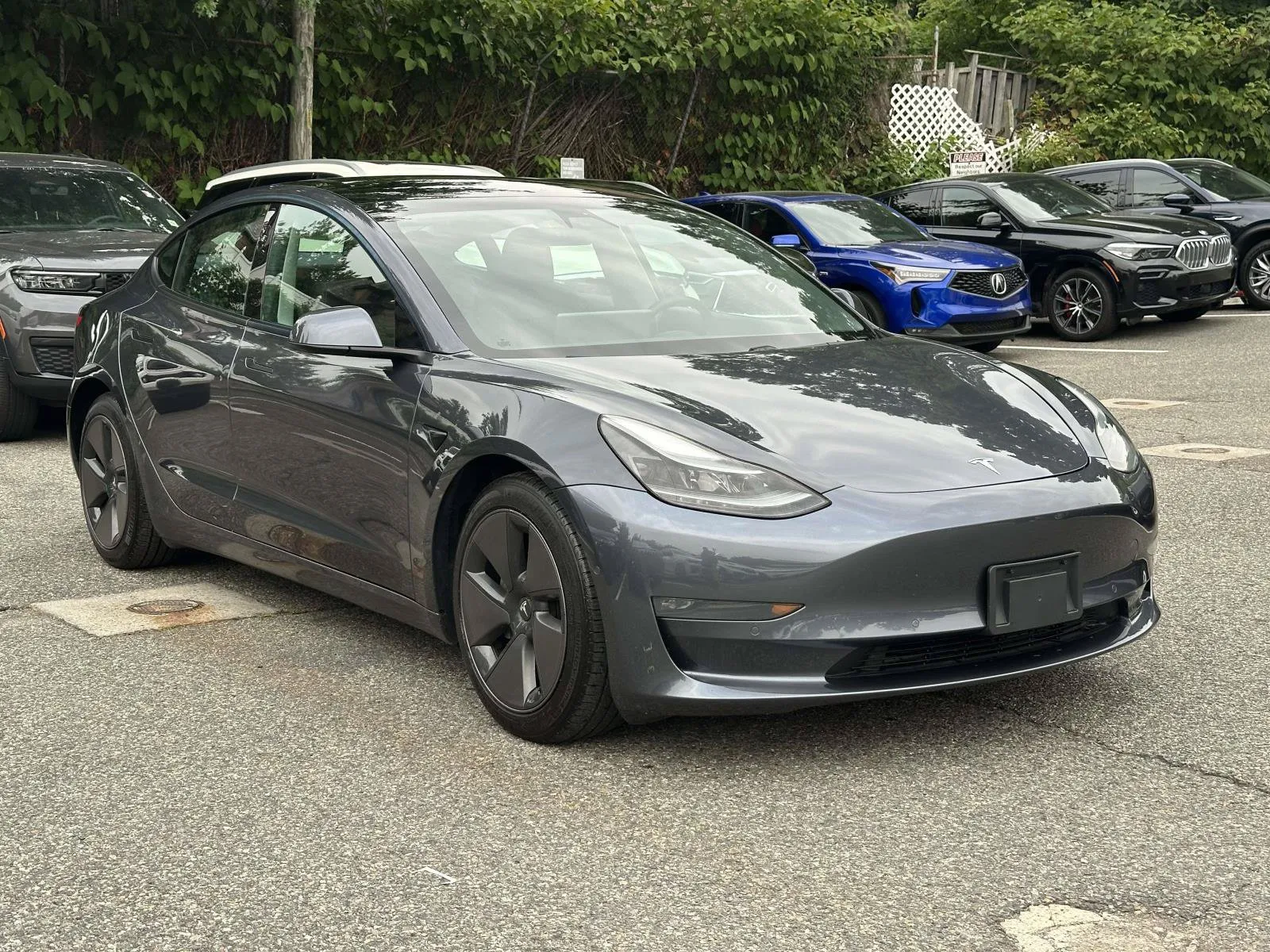 Gray 2021 Tesla Model 3 Long Range for sale in Great Neck, NY
