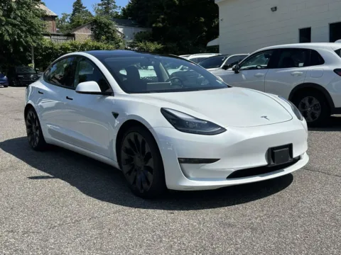White 2021 Tesla Model 3 Performance for sale in Great Neck, NY