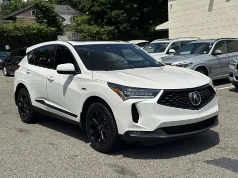 White 2023 Acura RDX w/A-Spec Package (Red Interior) for sale in Great Neck, NY