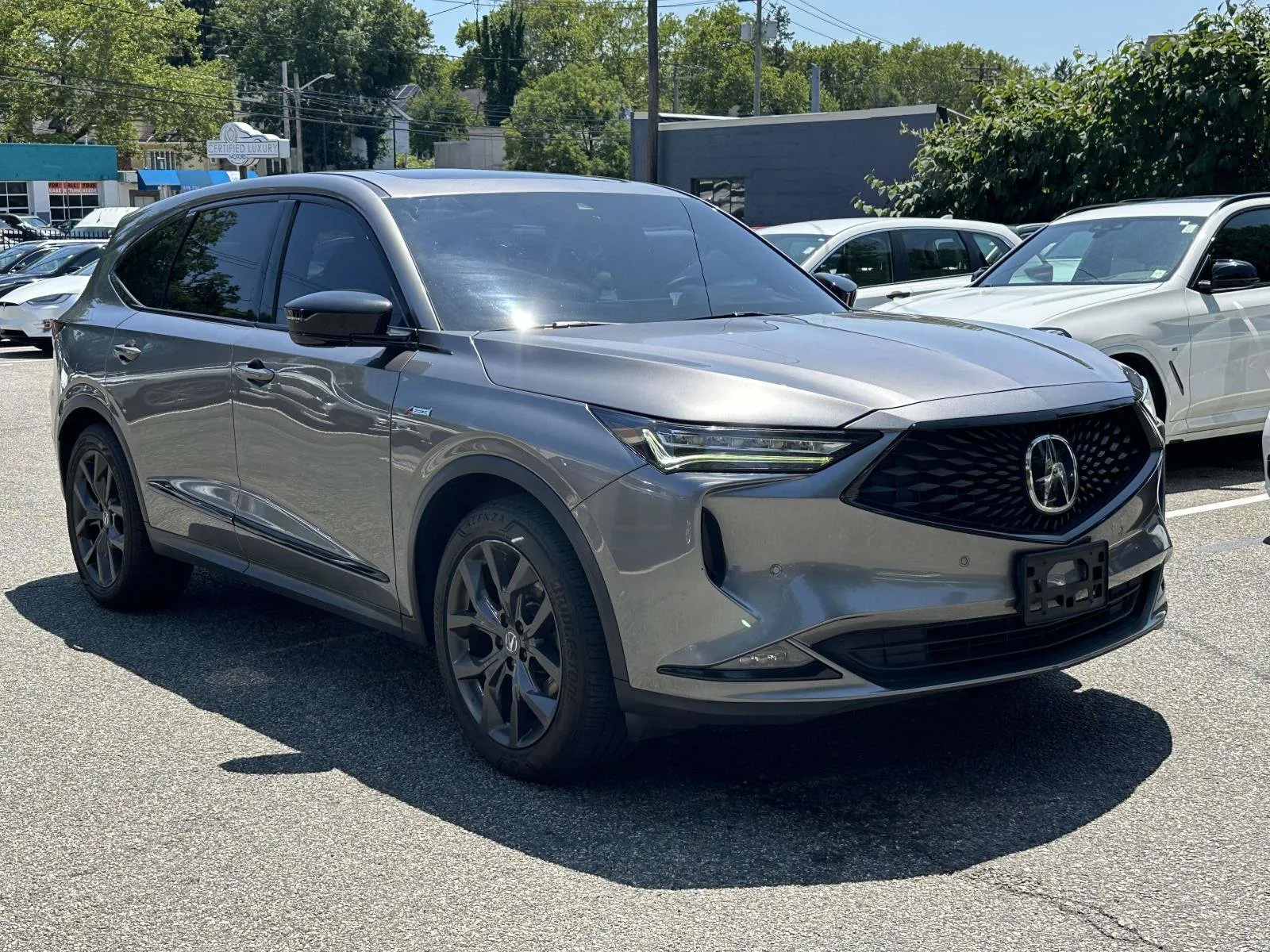 Gray 2022 Acura MDX w/A-Spec Package (Red Interior) for sale in Great Neck, NY