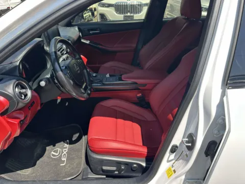White 2021 Lexus IS 350 F SPORT (Red Interior) for sale in Great Neck, NY