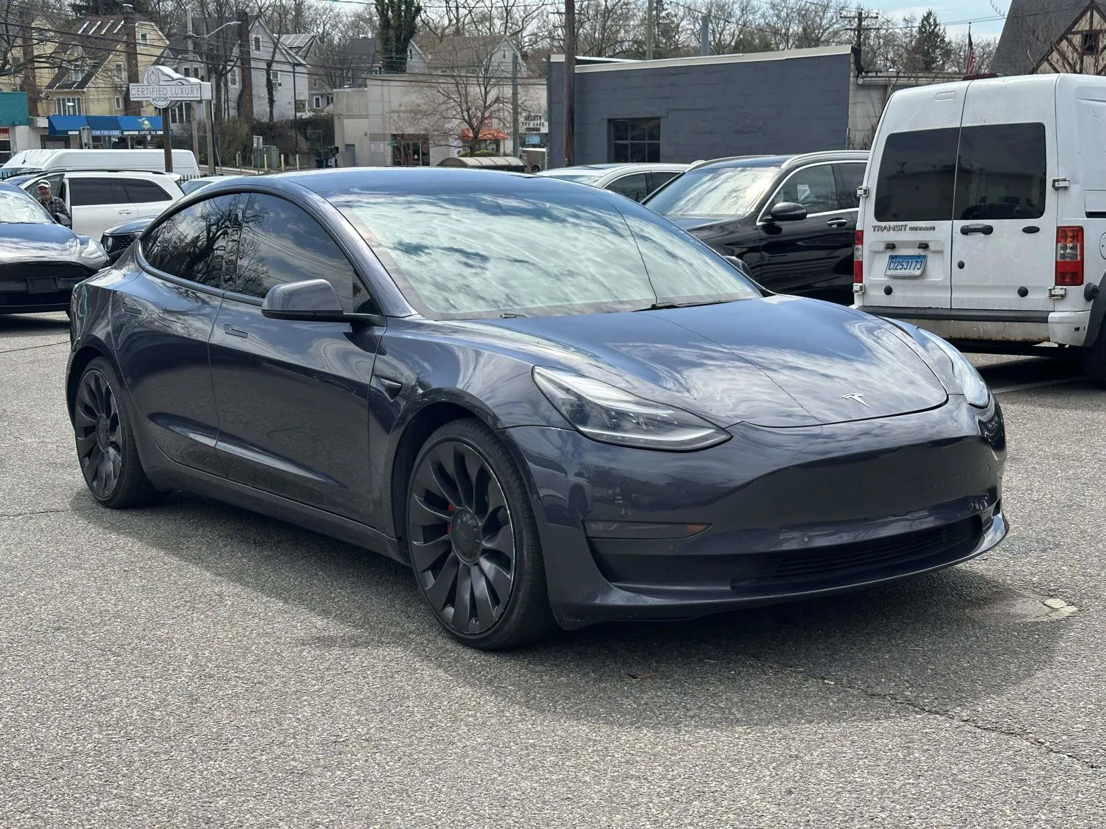 Gray 2021 Tesla Model 3 Performance for sale in Great Neck, NY