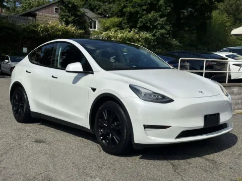 White 2021 Tesla Model Y Long Range for sale in Great Neck, NY