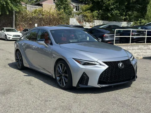 Silver 2023 Lexus IS 350 F SPORT (Red Interior) for sale in Great Neck, NY