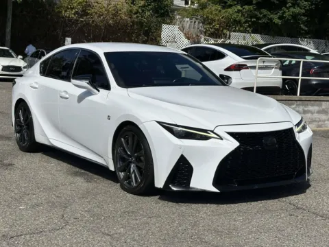 White 2021 Lexus IS 350 F SPORT (Red Interior) for sale in Great Neck, NY