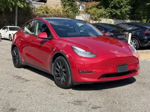 Red 2021 Tesla Model Y Long Range for sale in Great Neck, NY