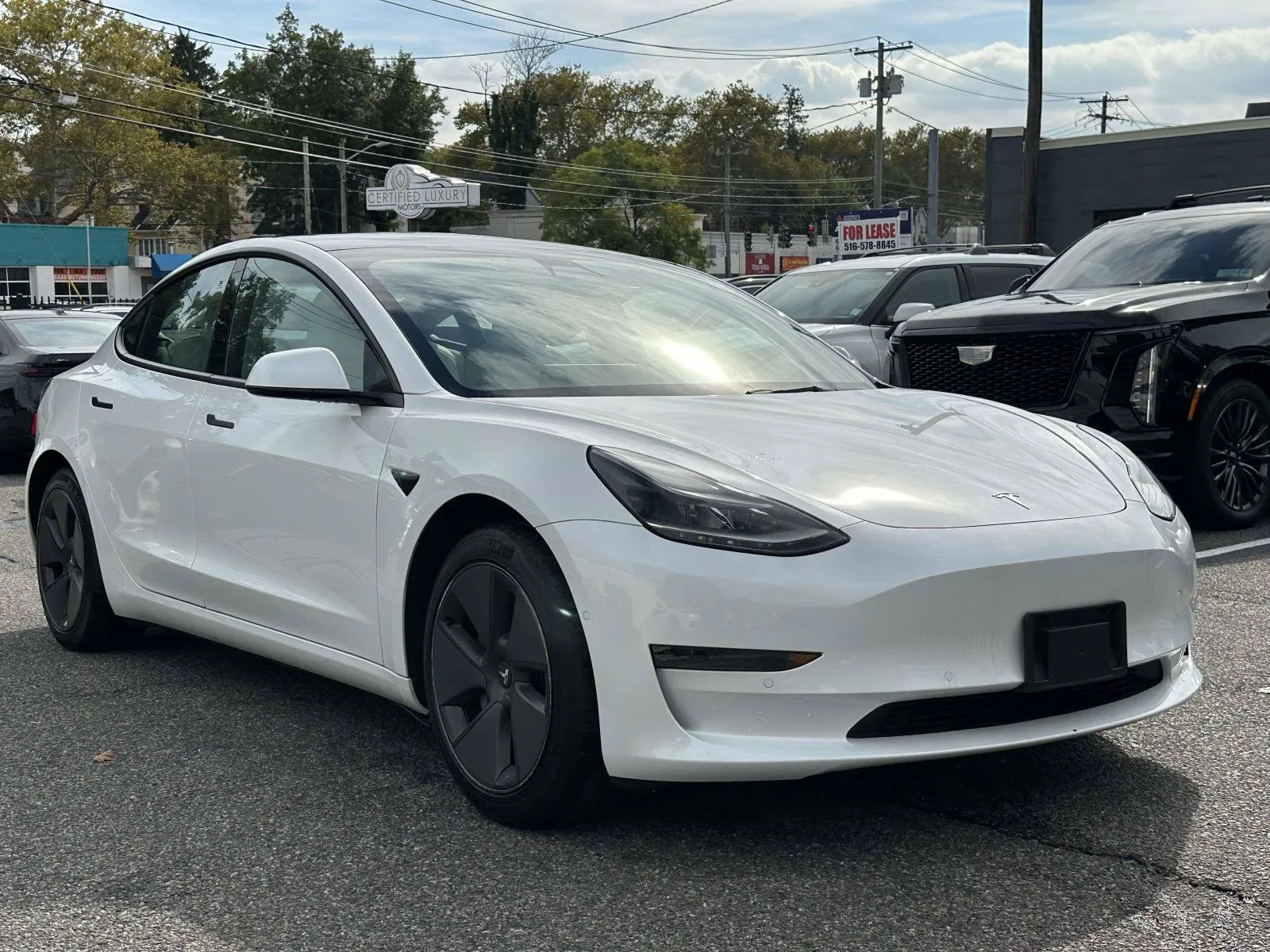 White 2021 Tesla Model 3 Standard Range Plus for sale in Great Neck, NY