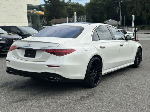 Another view of 2021 Mercedes-Benz S-Class S 580 AMG PKG (Red Interior) for sale in Great Neck, NY at Certified Luxury Motors - Great Neck