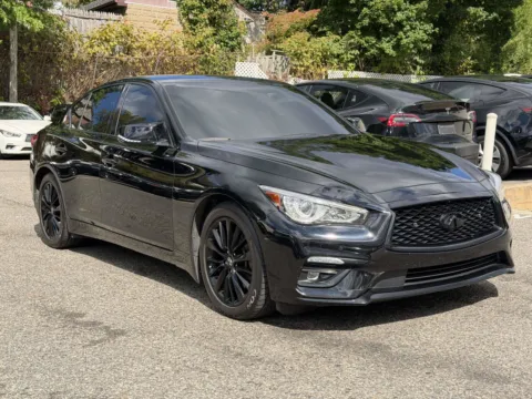 Black 2021 INFINITI Q50 3.0t LUXE for sale in Great Neck, NY