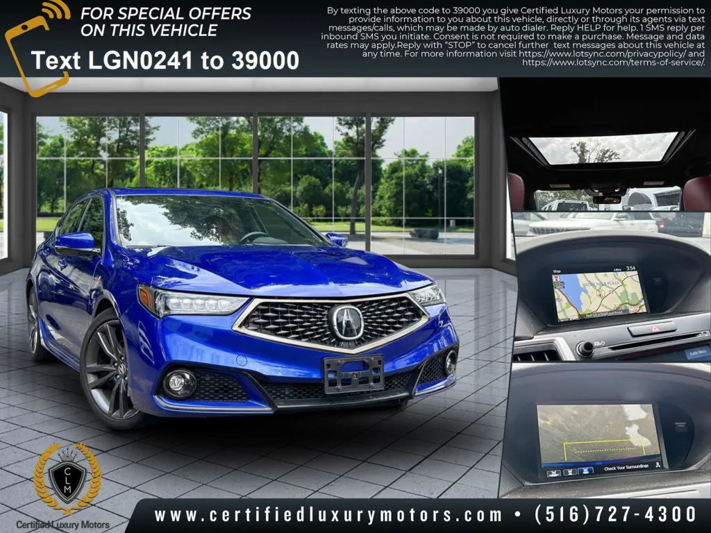 2020 Acura TLX w/A-Spec Pkg Red Leather for sale in Great Neck, NY