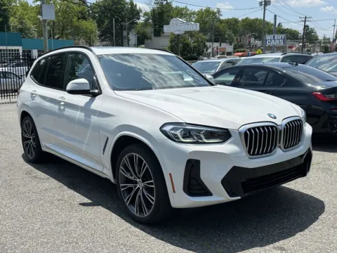 White 2022 BMW X3 xDrive30i M-Sport (Red Interior) for sale in Great Neck, NY