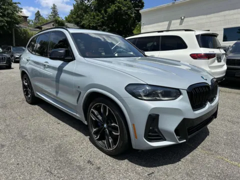 Gray 2022 BMW X3 M40i (Red Interior) for sale in Great Neck, NY