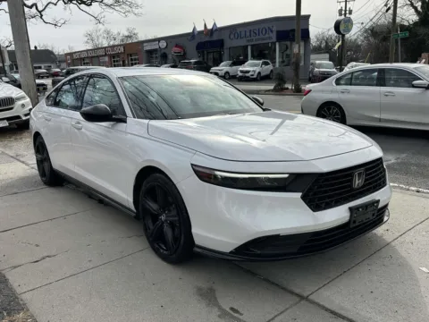 White 2023 Honda Accord Hybrid Sport-L for sale in Great Neck, NY