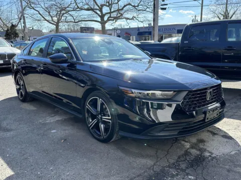 Black 2023 Honda Accord Hybrid Sport for sale in Great Neck, NY