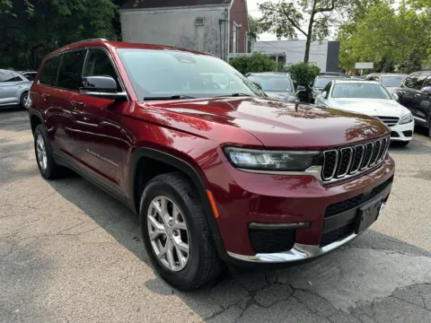Red 2021 Jeep Grand Cherokee L Limited for sale in Great Neck, NY