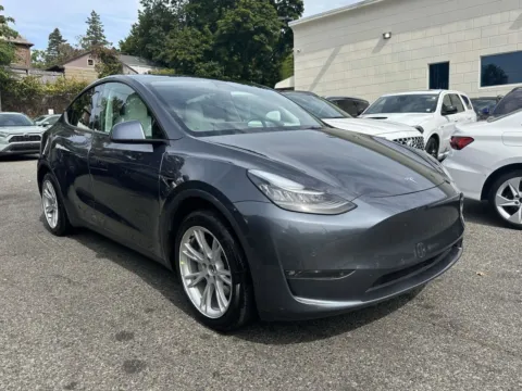 Gray 2021 Tesla Model Y Long Range for sale in Great Neck, NY