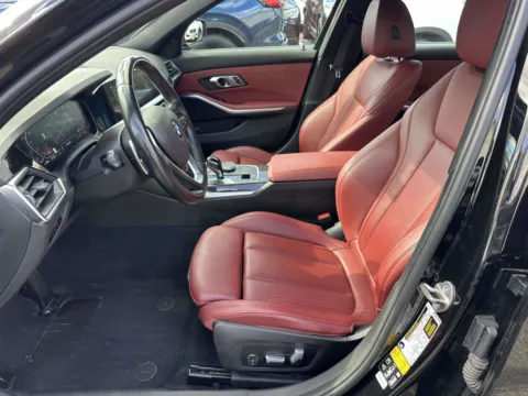 Black 2022 BMW 3 Series 330i xDrive (Red Interior) for sale in Great Neck, NY