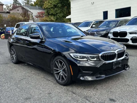 Black 2022 BMW 3 Series 330i xDrive (Red Interior) for sale in Great Neck, NY