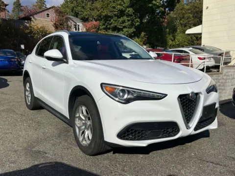 White 2019 Alfa Romeo Stelvio (Red Interior) for sale in Great Neck, NY