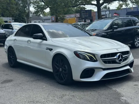 White 2018 Mercedes-Benz E-Class AMG E 63 S for sale in Great Neck, NY