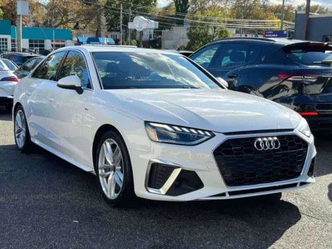 White 2023 Audi A4 Sedan S line Premium Plus for sale in Great Neck, NY