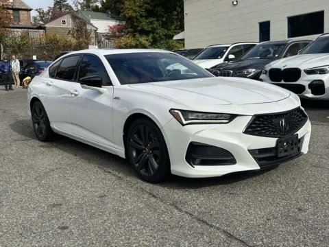 White 2022 Acura TLX w/A-Spec Package (Red Interior) for sale in Great Neck, NY