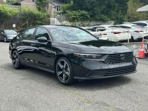 Black 2023 Honda Accord Hybrid Sport for sale in Great Neck, NY