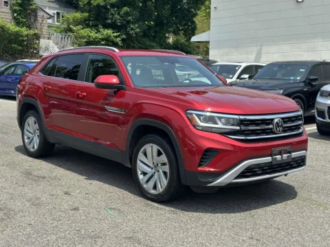Red 2021 Volkswagen Atlas Cross Sport 3.6L V6 SE w/Technology (Sunroof/Leather) for sale in Great Neck, NY