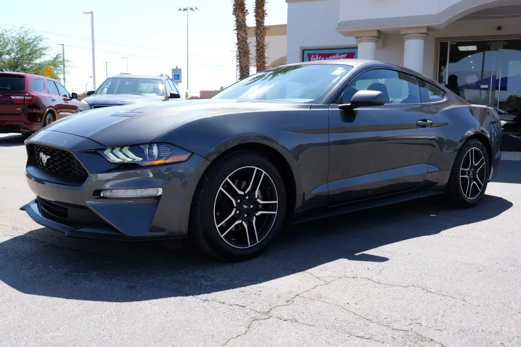 Gray 2019 Ford Mustang EcoBoost Coupe 2D for sale in El Paso, TX