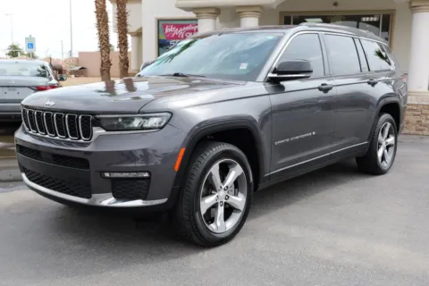 Gray 2022 Jeep Grand Cherokee L Limited Sport Utility 4D for sale in El Paso, TX