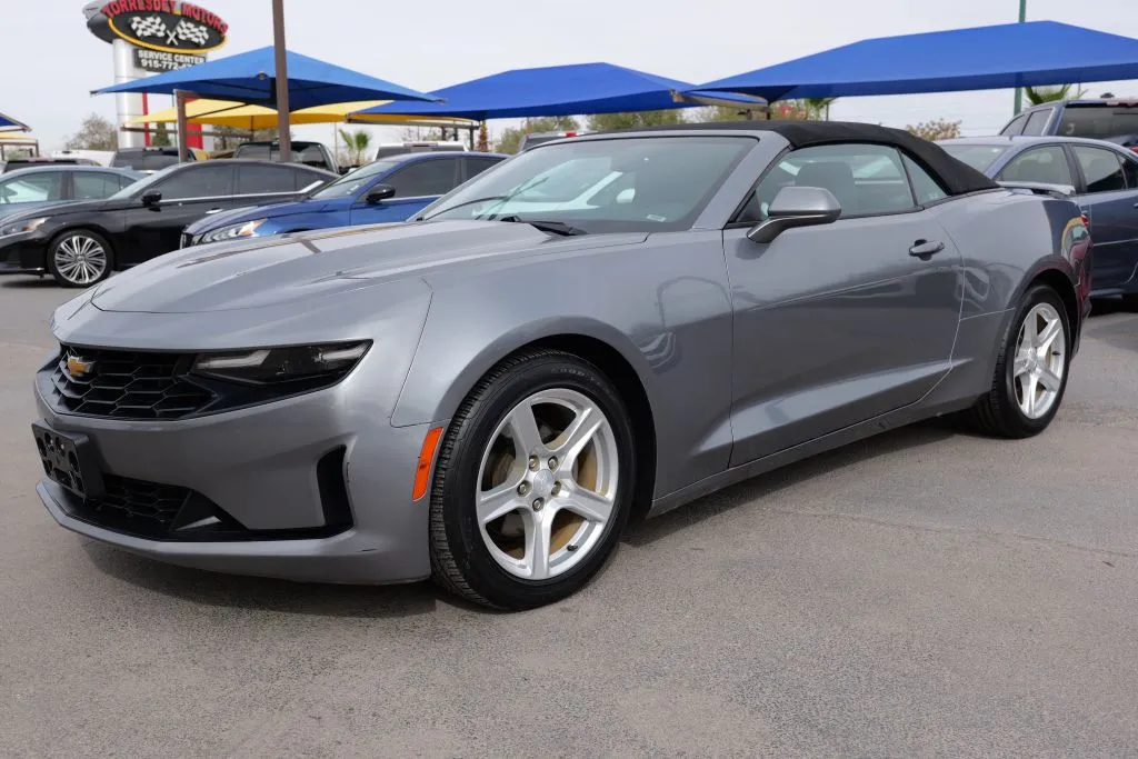 Gray 2020 Chevrolet Camaro LT Convertible 2D for sale in El Paso, TX