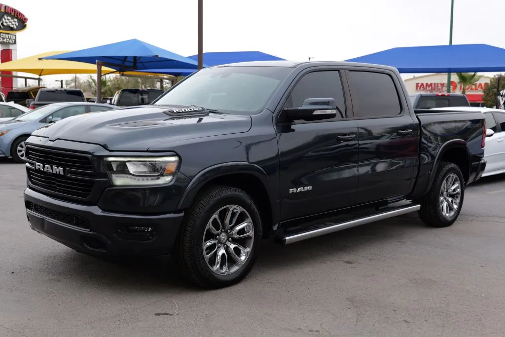 Gray 2020 Ram 1500 Crew Cab Laramie Pickup 4D 5 1/2 ft for sale in El Paso, TX
