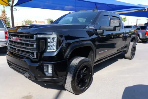 Black 2021 GMC Sierra 3500 HD Crew Cab AT4 Pickup 4D 6 1/2 ft for sale in El Paso, TX
