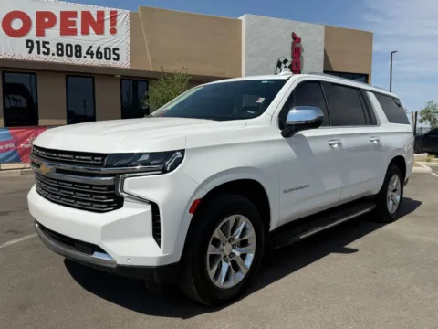 White 2023 Chevrolet Suburban Premier Sport Utility 4D for sale in El Paso, TX