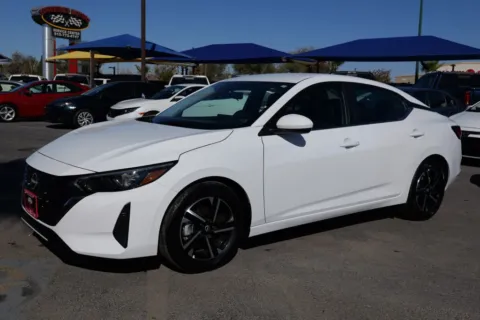 White 2025 Nissan Sentra SV Sedan 4D for sale in El Paso, TX