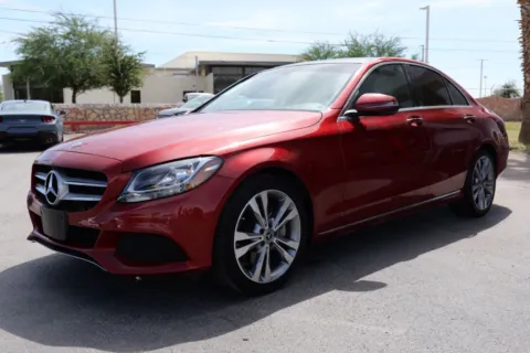 Red 2018 Mercedes-Benz C-Class C 300 Sedan 4D for sale in El Paso, TX