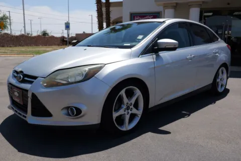 Silver 2014 Ford Focus Titanium Sedan 4D for sale in El Paso, TX
