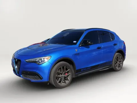 Blue 2018 Alfa Romeo Stelvio Ti Sport SUV 4D for sale in El Paso, TX
