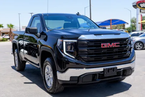 Black 2023 GMC Sierra 1500 Regular Cab Pro Pickup 2D 6 1/2 ft for sale in El Paso, TX
