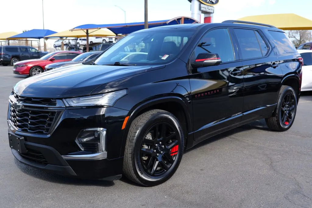 Black 2023 Chevrolet Traverse Premier Sport Utility 4D for sale in El Paso, TX
