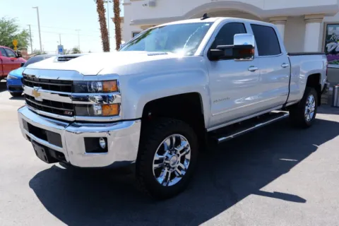 Silver 2019 Chevrolet Silverado 2500 HD Crew Cab LTZ Pickup 4D 6 1/2 ft for sale in El Paso, TX