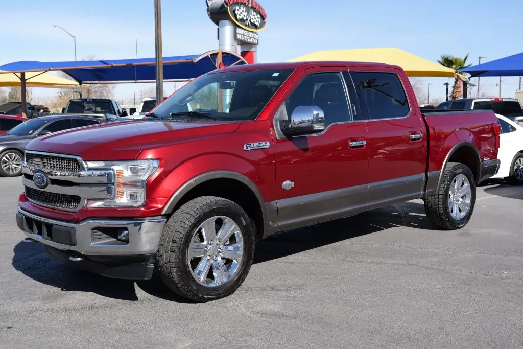 Red 2018 Ford F-150 SuperCrew Cab King Ranch Pickup 4D 5 1/2 ft for sale in El Paso, TX