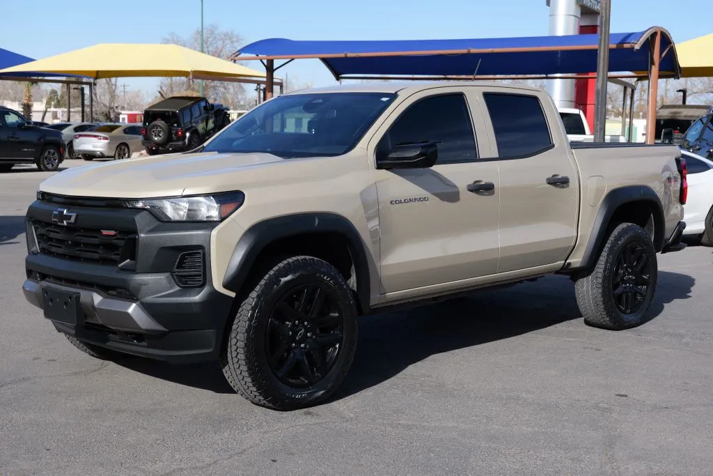 Beige 2023 Chevrolet Colorado Crew Cab Trail Boss Pickup 4D 5 ft for sale in El Paso, TX