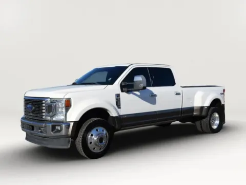 White 2022 Ford F450 Super Duty Crew Cab King Ranch Pickup 4D 8 ft for sale in El Paso, TX