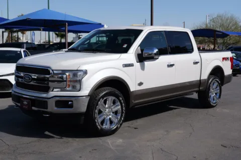 White 2019 Ford F-150 SuperCrew Cab King Ranch Pickup 4D 5 1/2 ft for sale in El Paso, TX