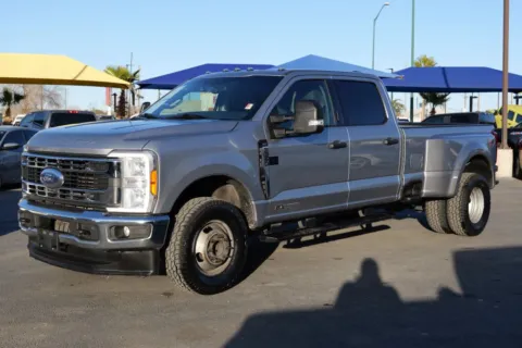 Silver 2023 Ford F350 Super Duty Crew Cab XLT Pickup 4D 8 ft for sale in El Paso, TX