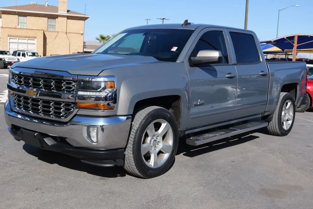 Brown 2017 Chevrolet Silverado 1500 Crew Cab LT Pickup 4D 5 3/4 ft for sale in El Paso, TX