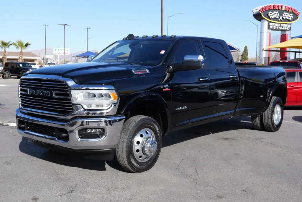 Black 2022 Ram 3500 Crew Cab Laramie Pickup 4D 8 ft for sale in El Paso, TX