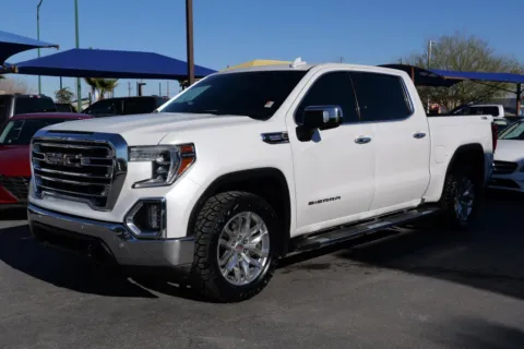 White 2020 GMC Sierra 1500 Crew Cab SLT Pickup 4D 5 3/4 ft for sale in El Paso, TX