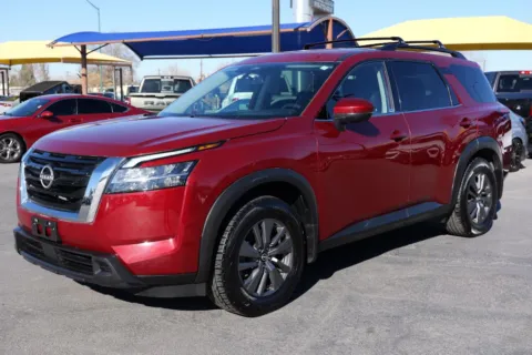 Red 2022 Nissan Pathfinder SV Sport Utility 4D for sale in El Paso, TX